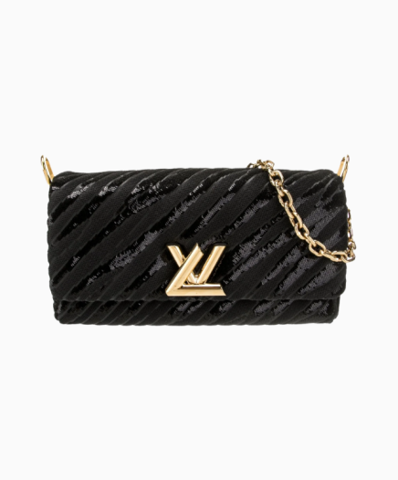 Sac Twist Noir Brillant