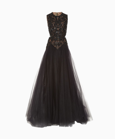 Robe Black Tulle