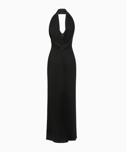 Robe Long Halter Noir