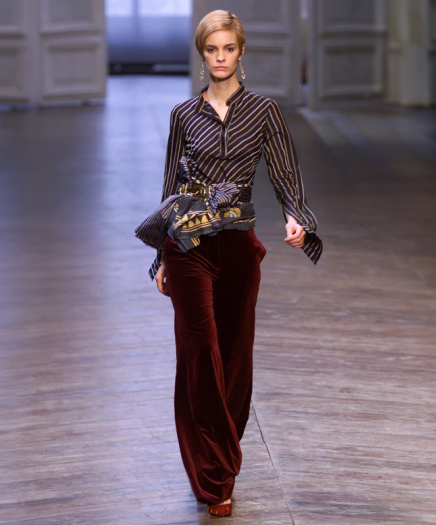 Chemise Stripes Fluid FW2002 By Phoebe Philo