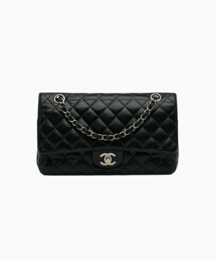 Sac Medium Classique Caviar Black