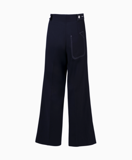 Pantalon Sculptural Navy SS2015 par Phoebe Philo