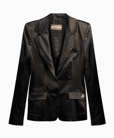 Veste Satin Noir