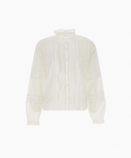 Top Mora blanc