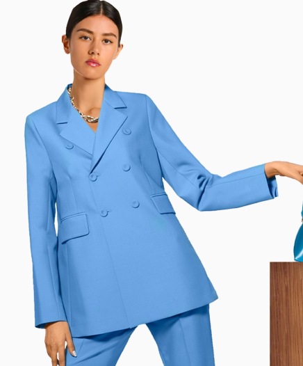 Veste Tailleur Bleu