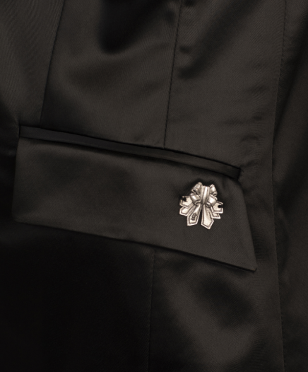 Veste Satin Noir