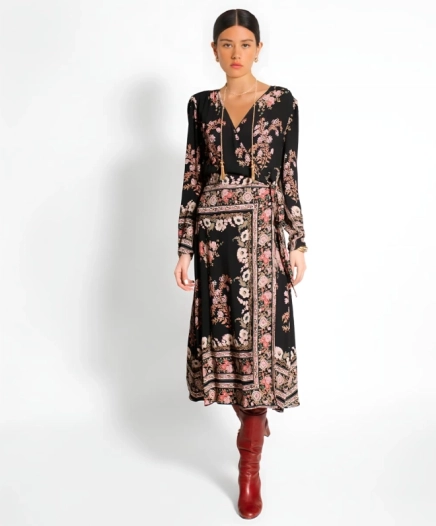 Robe Floral Paisley Print