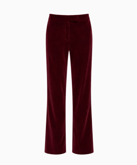 Pantalon Velours Bordeaux