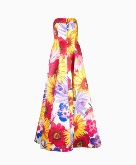 Robe Bustier Floral