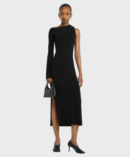 Robe One Shoulder Black