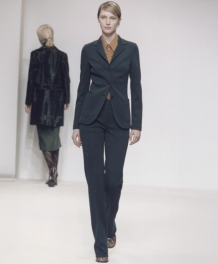 Tailleur Noir Architecturé SS1997