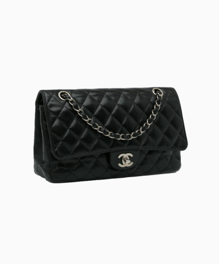 Sac Medium Classique Caviar Black