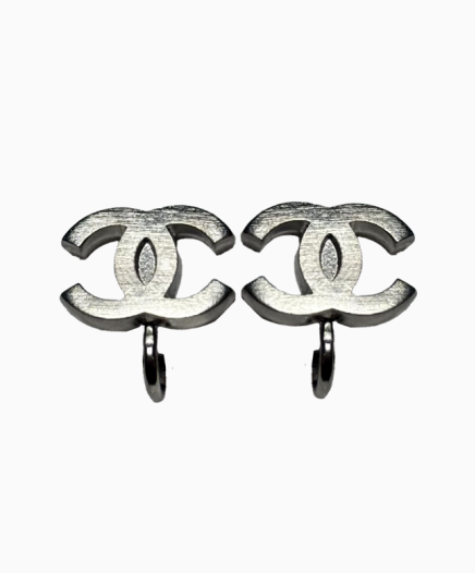 Boucles D'oreilles Double Little C Silver