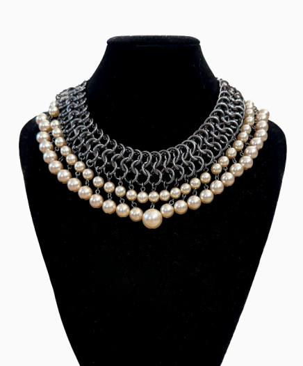 Collier Cascade De Perles