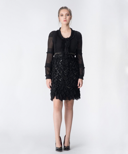 Robe chemisier mousseline