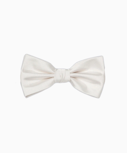 Noeud Papillon Soie Blanc