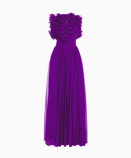 Robe Purple Silk