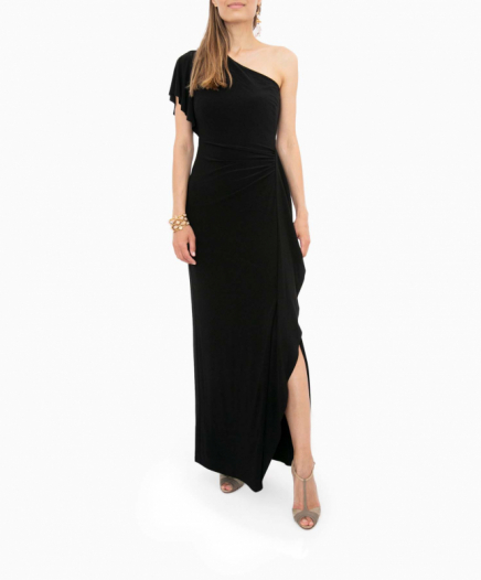 Robe  Asymétrique Broche