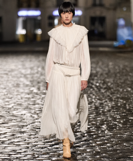 Jupe Crème Bohème Fw 2021 Gabriela Hearst