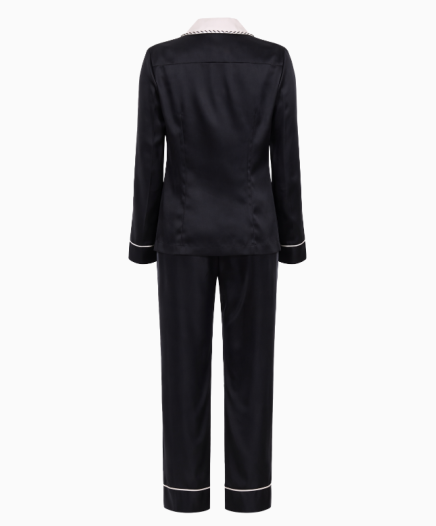 Ensemble Satin Noir et Blanc Circa 2016