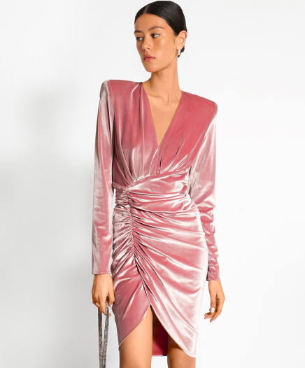 Robe Velours Rose