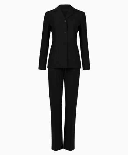 Tailleur Noir Architecturé SS1997