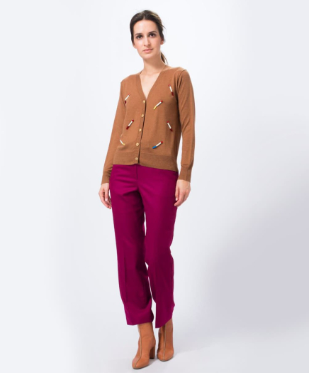 Cardigan en Laine