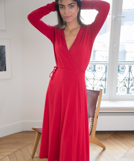 Robe Red Wrap
