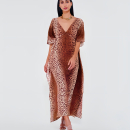 Caftan Isabelle Leopard