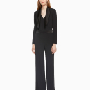 Veste Smoking Crêpe Noire