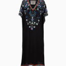 Robe Ayleen Kaftan Noir-Exclusivité web