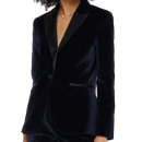 Blazer Velours Marine