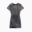 Robe Metallic Silver