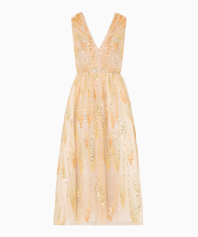 Location Robe midi Milly, modèle Tinsley Tulle 1