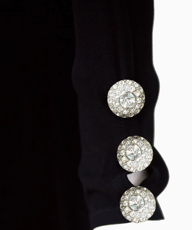 Location et Achat Robe Yves Saint Laurent, modèle Noire Minimaliste FW1997 2