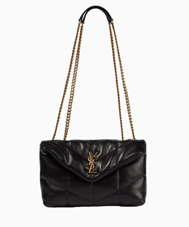 Achat Sac Yves Saint Laurent, modèle Toy Loulou Puffer Black And Gold 3