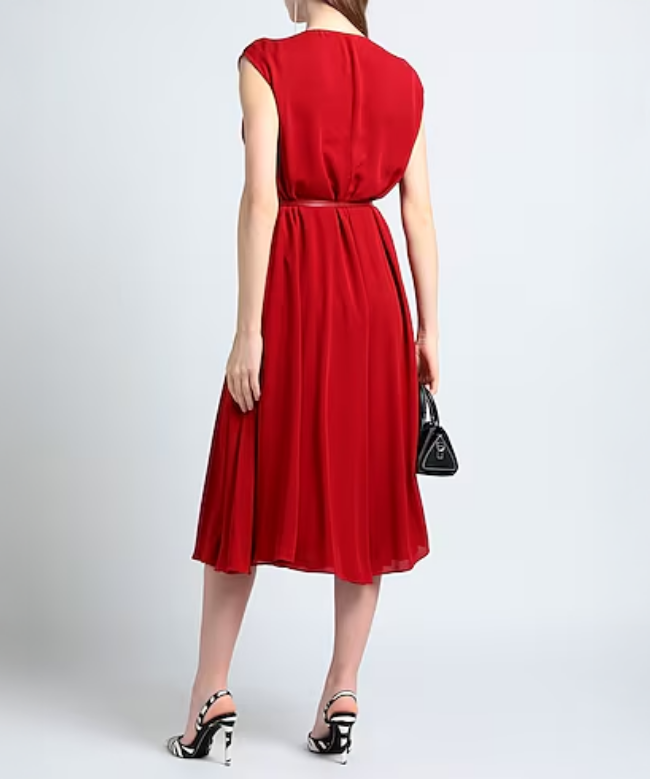Location Robe Valentino, modèle Drapé Red 4