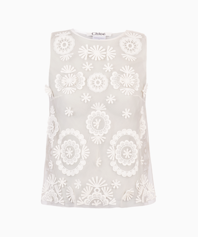 Achat top Chloé, modèle Porcelaine Spring 2006 par Phoebe Philo. 2