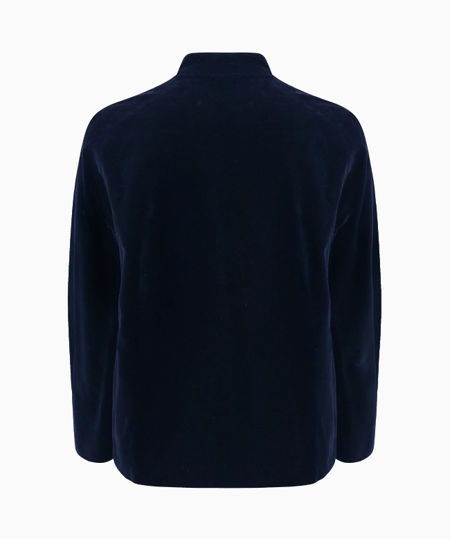 Achat veste Vintage, modèle Velours Bleu Nuit 3