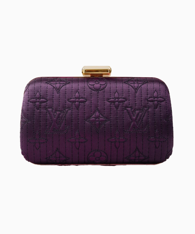 Location Sac Louis Vuitton, modèle Minaudière Plum Monogram 3