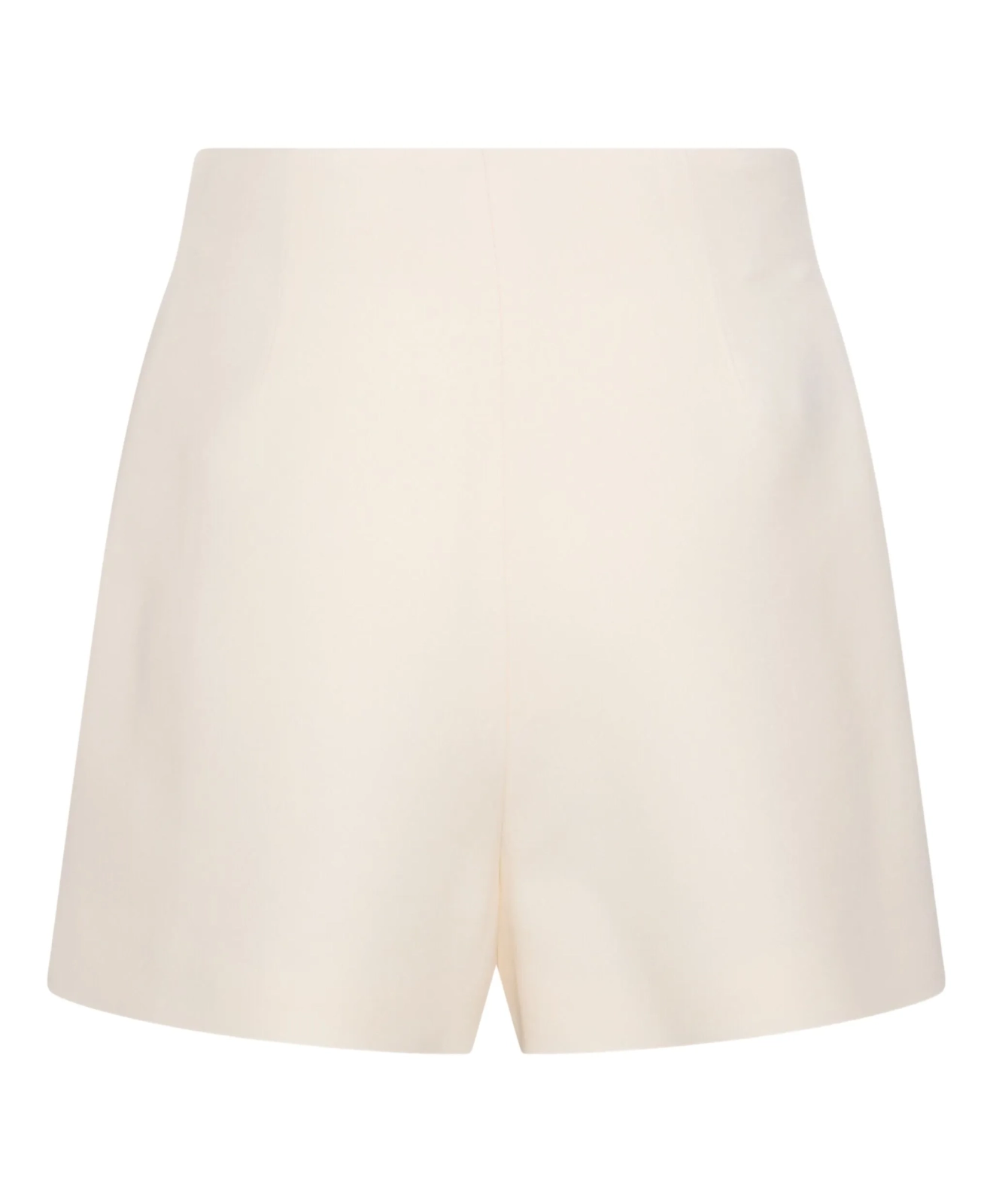 Achat bas Valentino, modèle Short Crepe Couture,Issu de la collection Valentino Pre-Fall 2022, ce short taille haute en crêpe ivoire incarne la pureté élégante et la sophistication discrète propre à la maison 2