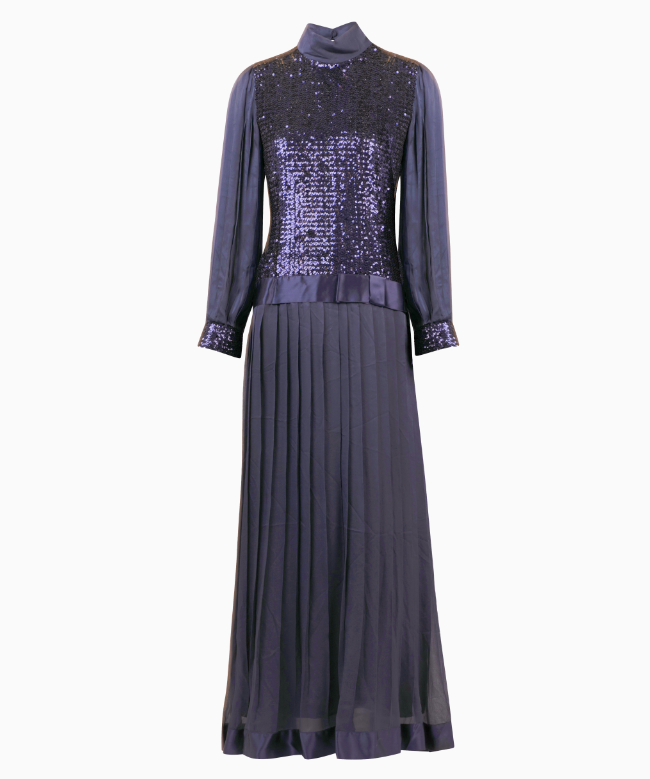 Location et Achat Robe My Couture Corner, modèle Sequins Nuit Profonde 1