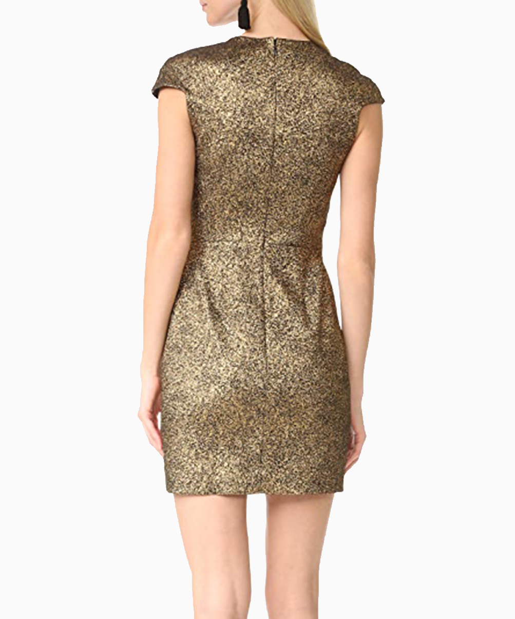 Location robe Diane Von Furstenberg Hadlie Gold 4