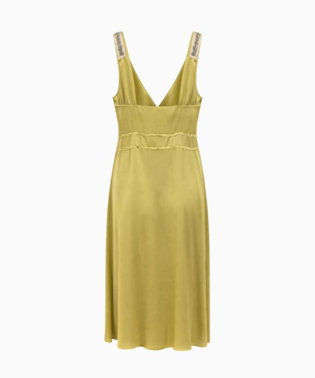 Location et Achat Robe Chloé, modèle Green Silk FW2005 par Phoebe Philo 2