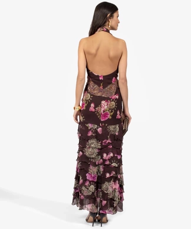 Location Robe Ungaro, modèle Purple Bloom 4