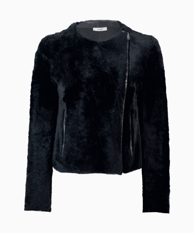 Achat Veste Céline, modèle Black Shearling 1