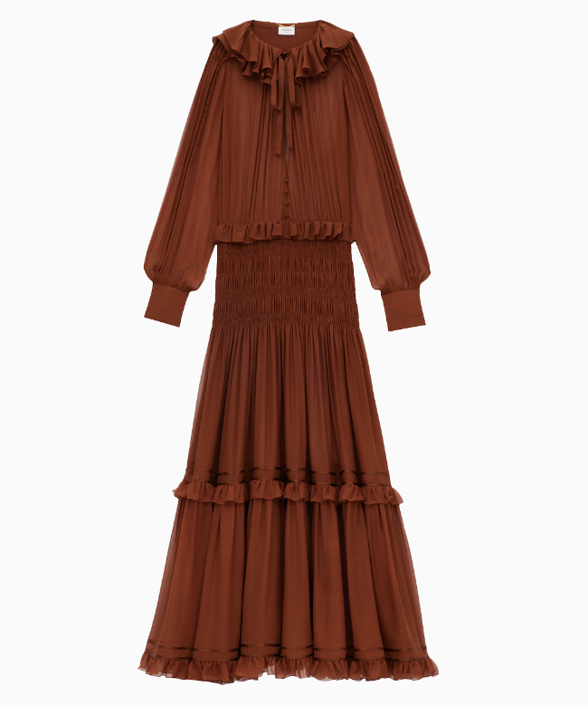 Location & Achat Robe Yves Saint Laurent, modèle Terre de Soie SS2025 1