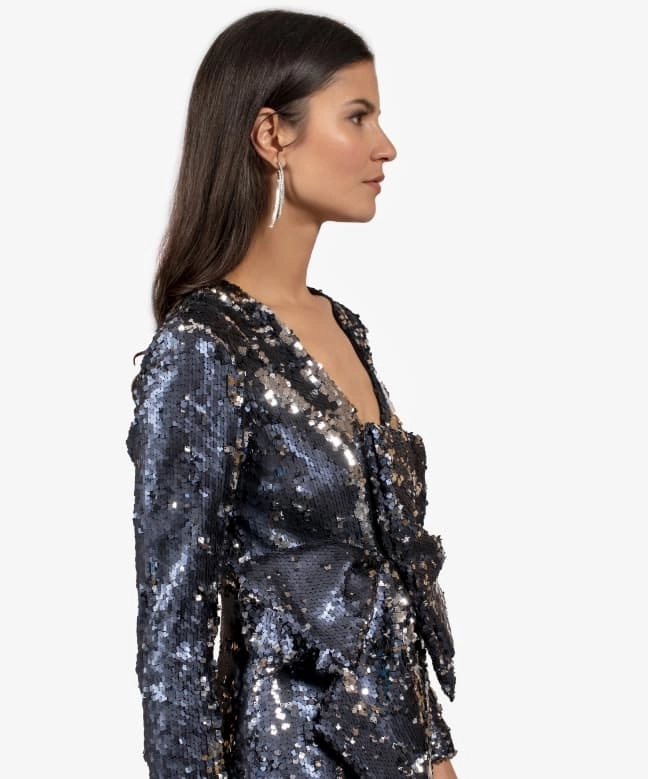 Location Paule Ka Robe Sequins Marine 5