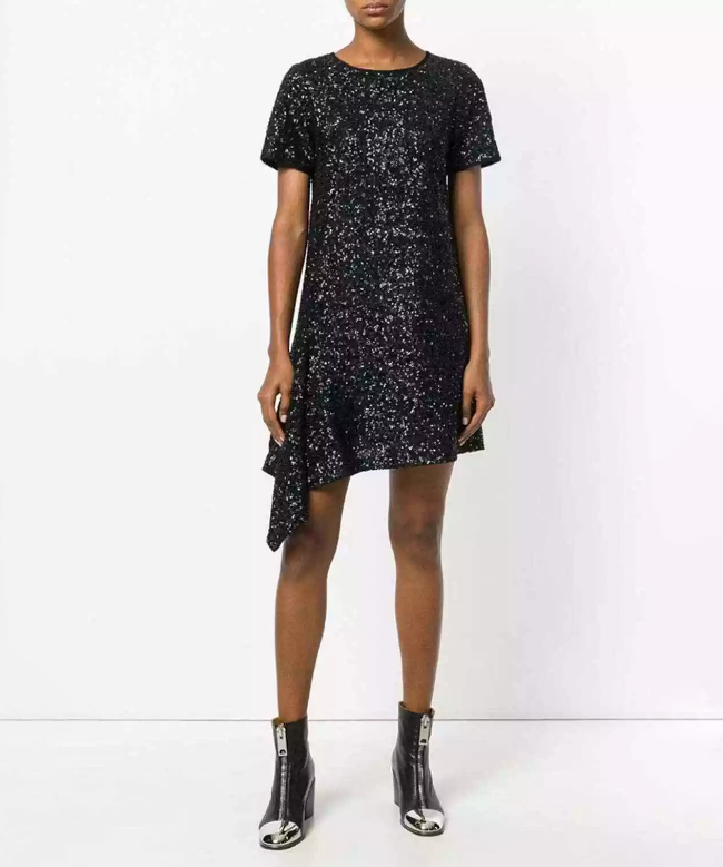 Location Robe Zadig et voltaire, modèle Noire à Paillettes 2