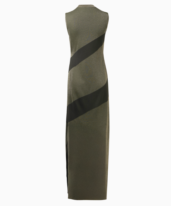Location et Achat Robe Louis Vuitton, modèle Maille Kaki Resort 2016 2